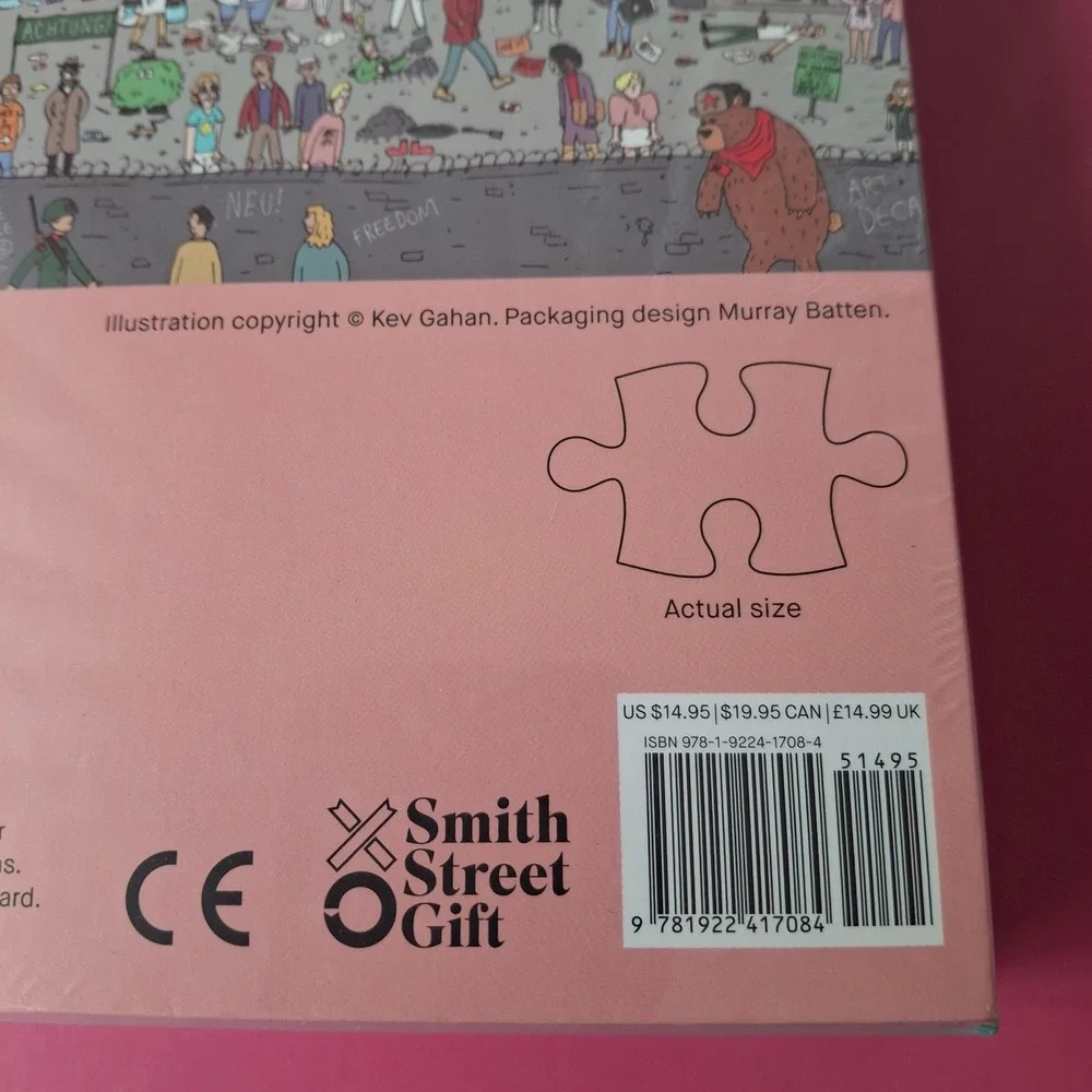 Where's Bowie David Bowie in Berlin 500 Piece Jigsaw Puzzle Smith St Gift NEW - Picture 6 of 6